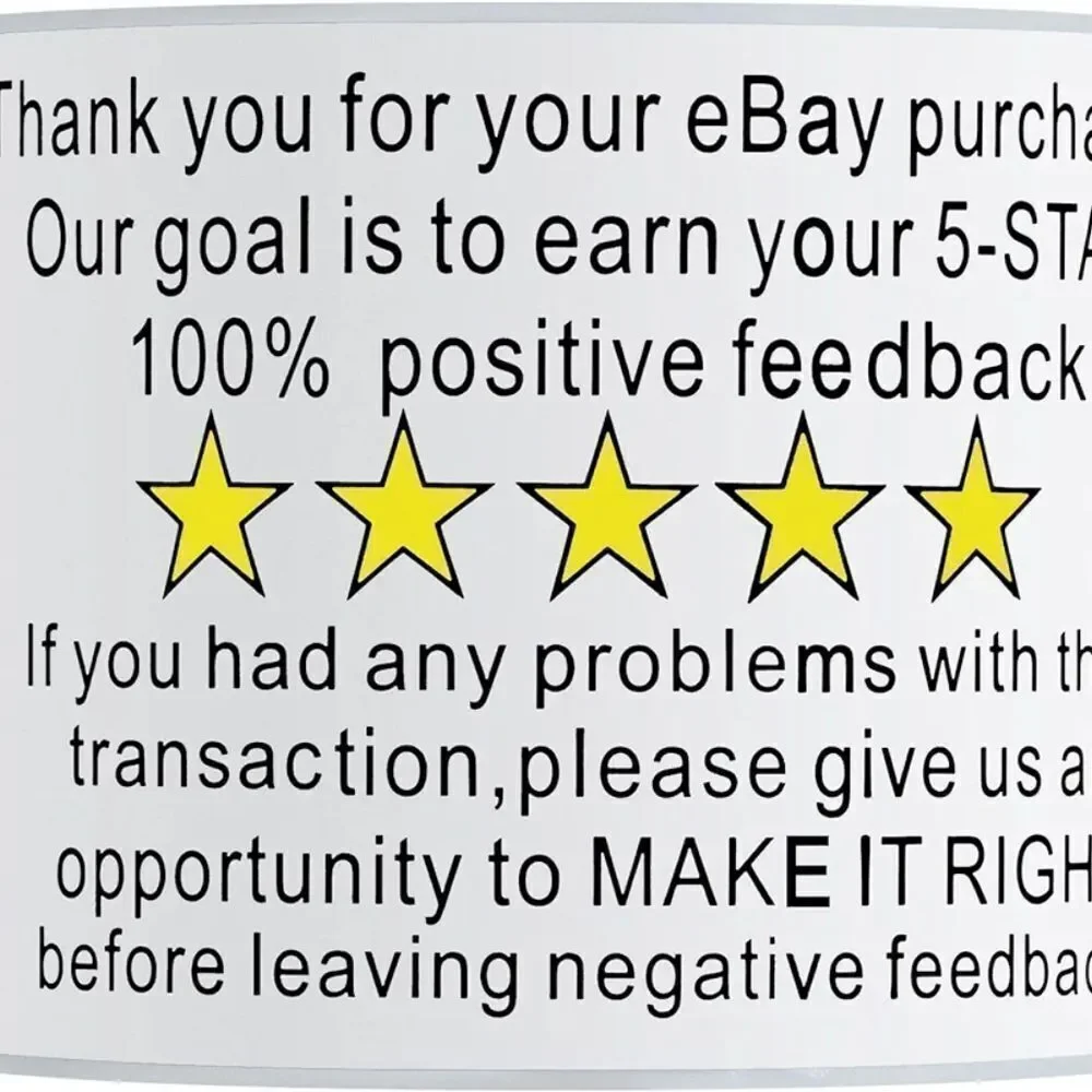 Seller Thank You Stickers